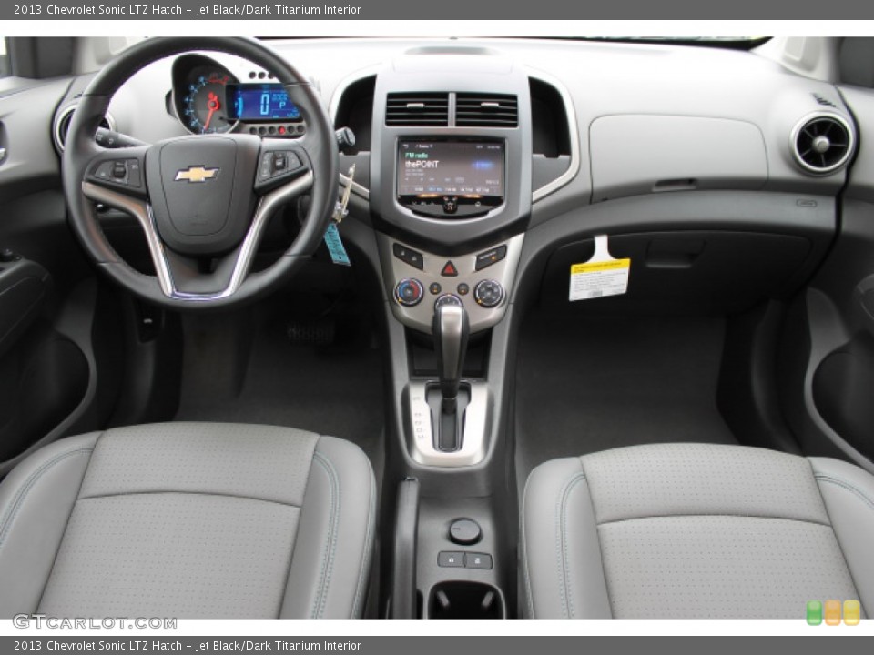 Jet Black/Dark Titanium Interior Dashboard for the 2013 Chevrolet Sonic LTZ Hatch #94342584