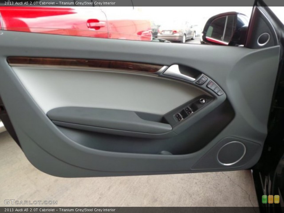Titanium Grey/Steel Grey Interior Door Panel for the 2013 Audi A5 2.0T Cabriolet #94346298