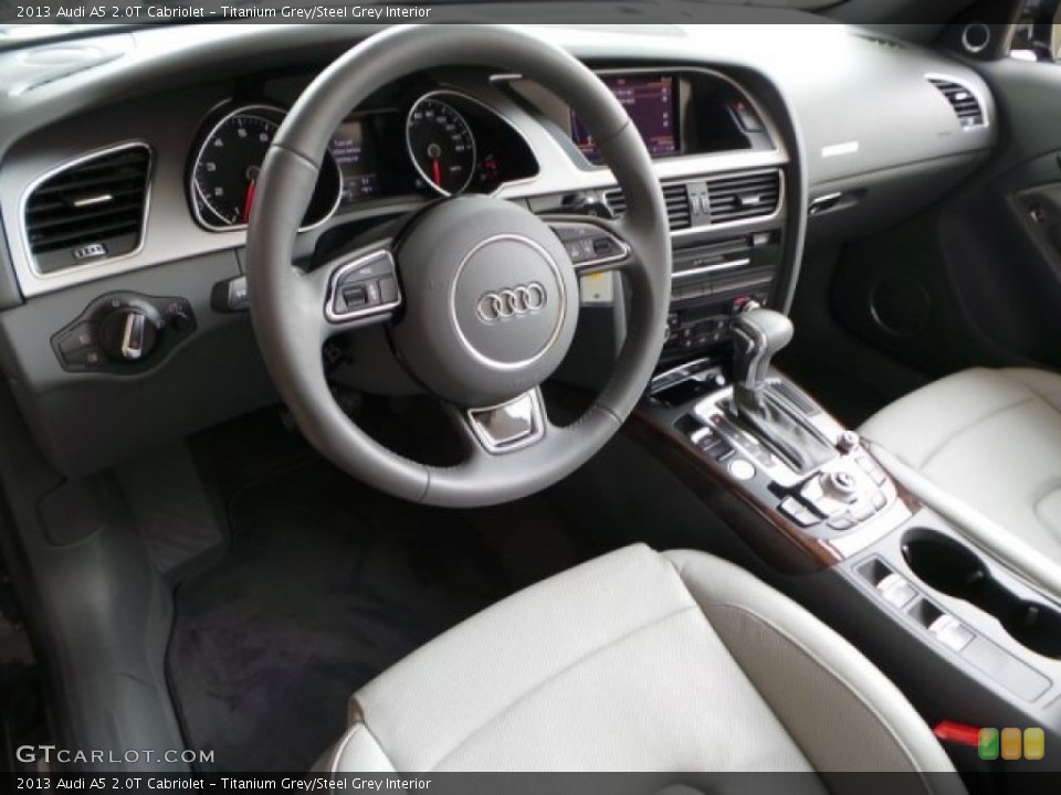 Titanium Grey/Steel Grey Interior Photo for the 2013 Audi A5 2.0T Cabriolet #94346337