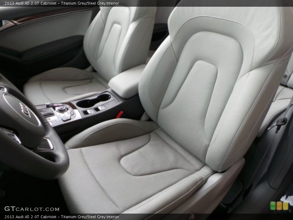 Titanium Grey/Steel Grey Interior Front Seat for the 2013 Audi A5 2.0T Cabriolet #94346355