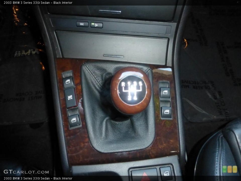 Black Interior Transmission for the 2003 BMW 3 Series 330i Sedan #94347291