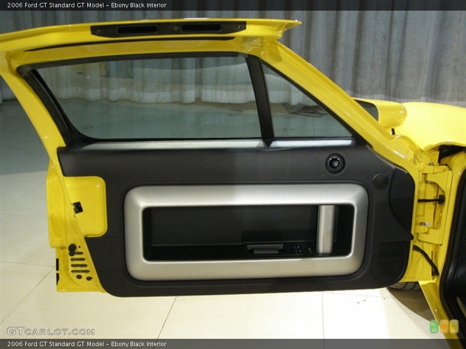 Ebony Black Interior Door Panel for the 2006 Ford GT  #94348