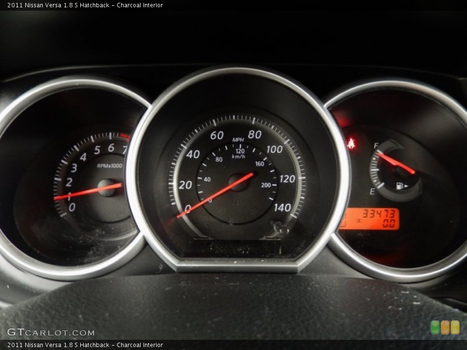 Charcoal Interior Gauges for the 2011 Nissan Versa 1.8 S Hatchback #94350693