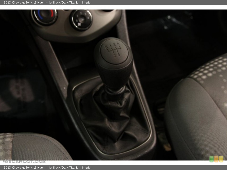 Jet Black/Dark Titanium Interior Transmission for the 2013 Chevrolet Sonic LS Hatch #94350789