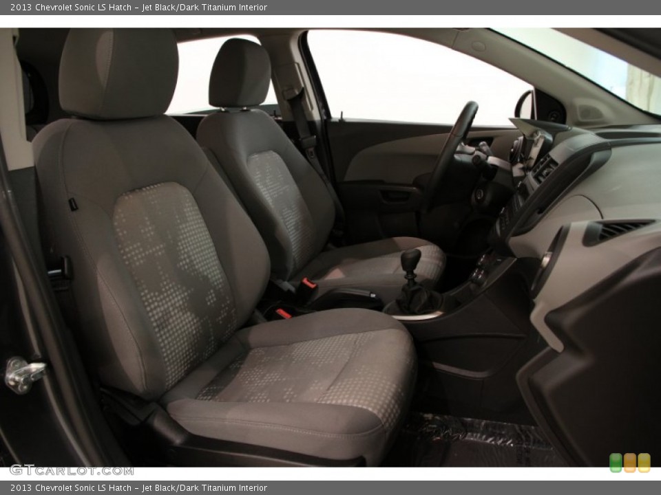 Jet Black/Dark Titanium Interior Front Seat for the 2013 Chevrolet Sonic LS Hatch #94350807