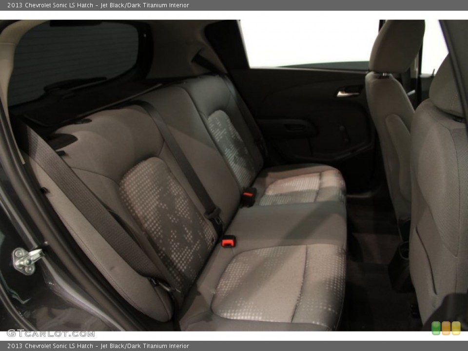 Jet Black/Dark Titanium Interior Rear Seat for the 2013 Chevrolet Sonic LS Hatch #94350819