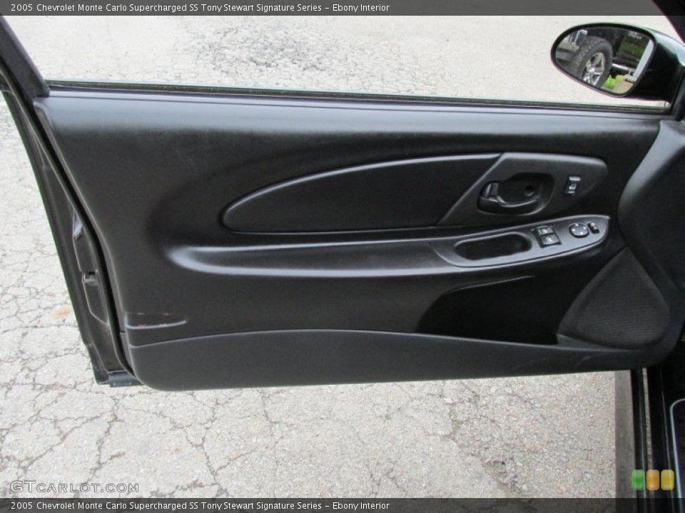 Ebony Interior Door Panel for the 2005 Chevrolet Monte Carlo Supercharged SS Tony Stewart Signature Series #94351473