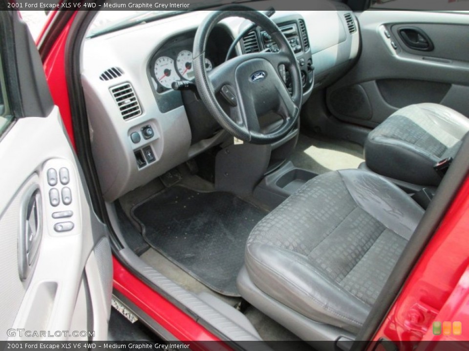 Medium Graphite Grey Interior Photo for the 2001 Ford Escape XLS V6 4WD #94352712