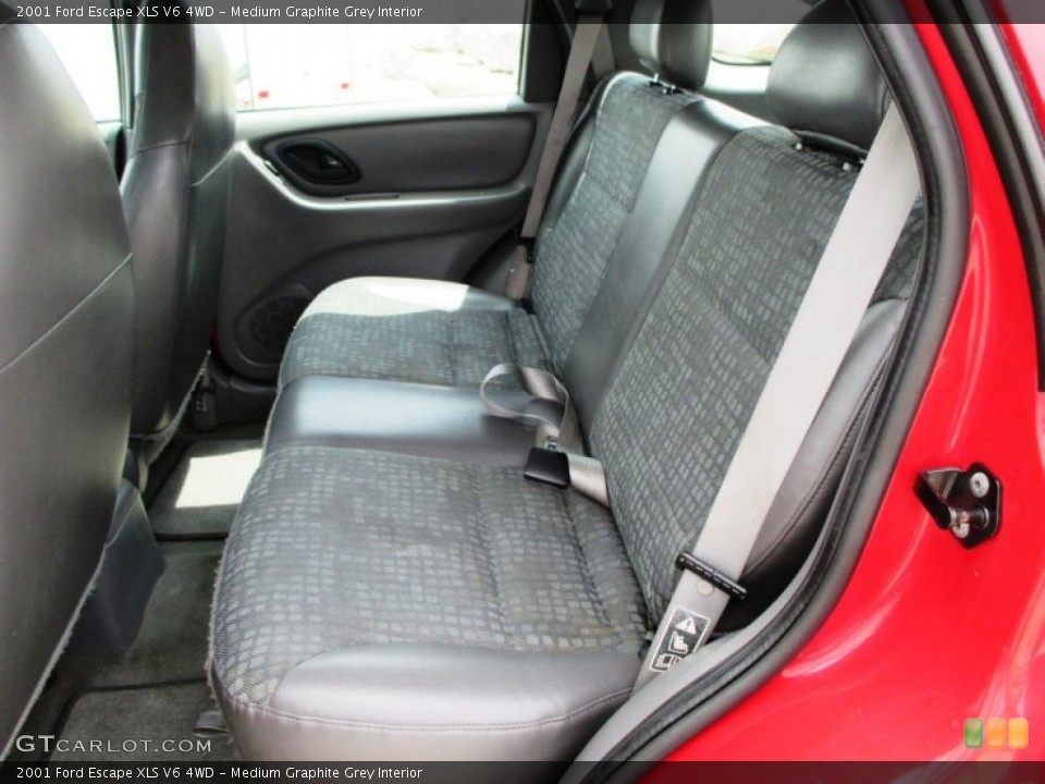 Medium Graphite Grey Interior Rear Seat for the 2001 Ford Escape XLS V6 4WD #94352859