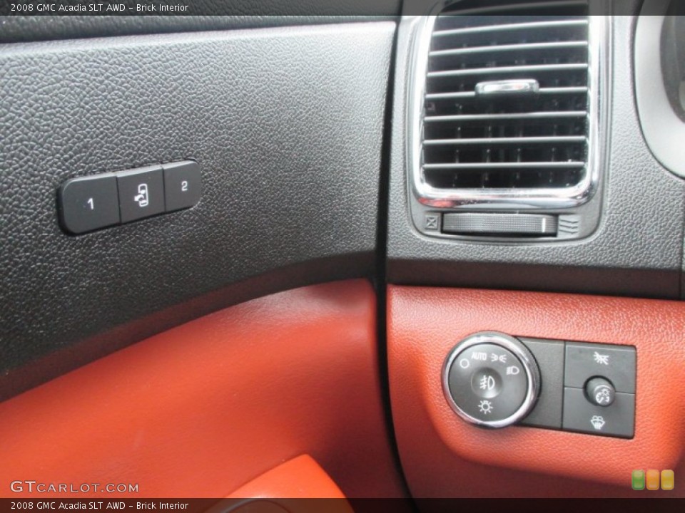 Brick Interior Controls for the 2008 GMC Acadia SLT AWD #94353228