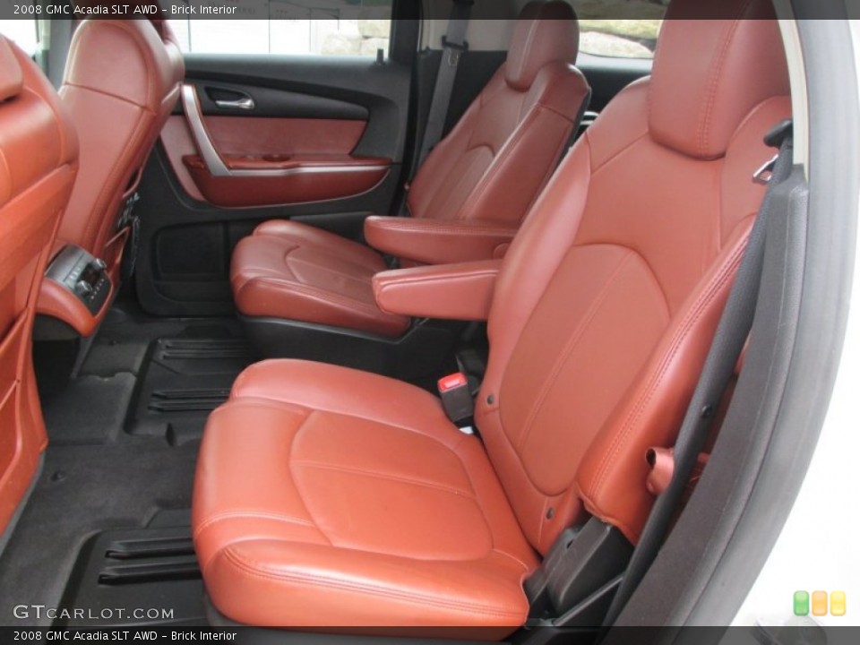 Brick Interior Rear Seat for the 2008 GMC Acadia SLT AWD #94353315