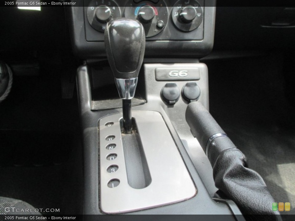 Ebony Interior Transmission for the 2005 Pontiac G6 Sedan #94353582