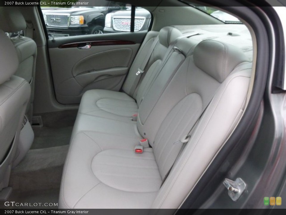 Titanium Gray Interior Rear Seat for the 2007 Buick Lucerne CXL #94354410