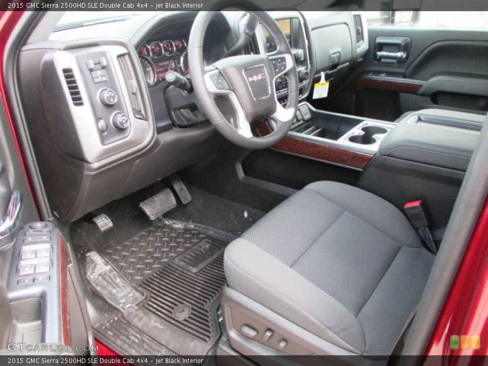 Jet Black Interior Prime Interior for the 2015 GMC Sierra 2500HD SLE Double Cab 4x4 #94354917