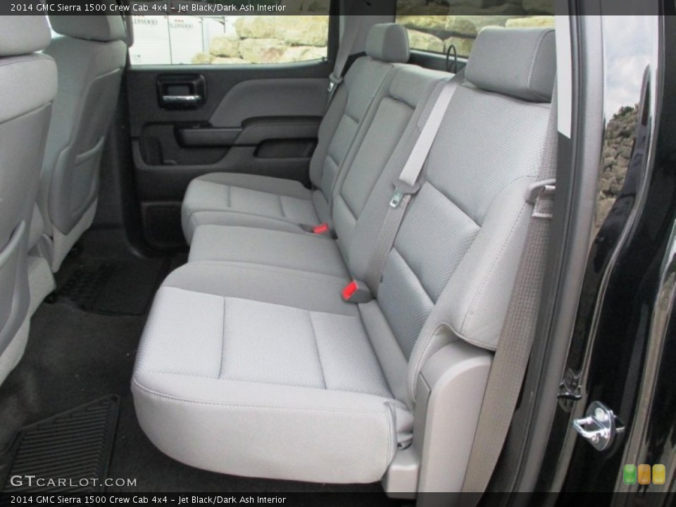 Jet Black/Dark Ash Interior Rear Seat for the 2014 GMC Sierra 1500 Crew Cab 4x4 #94355724