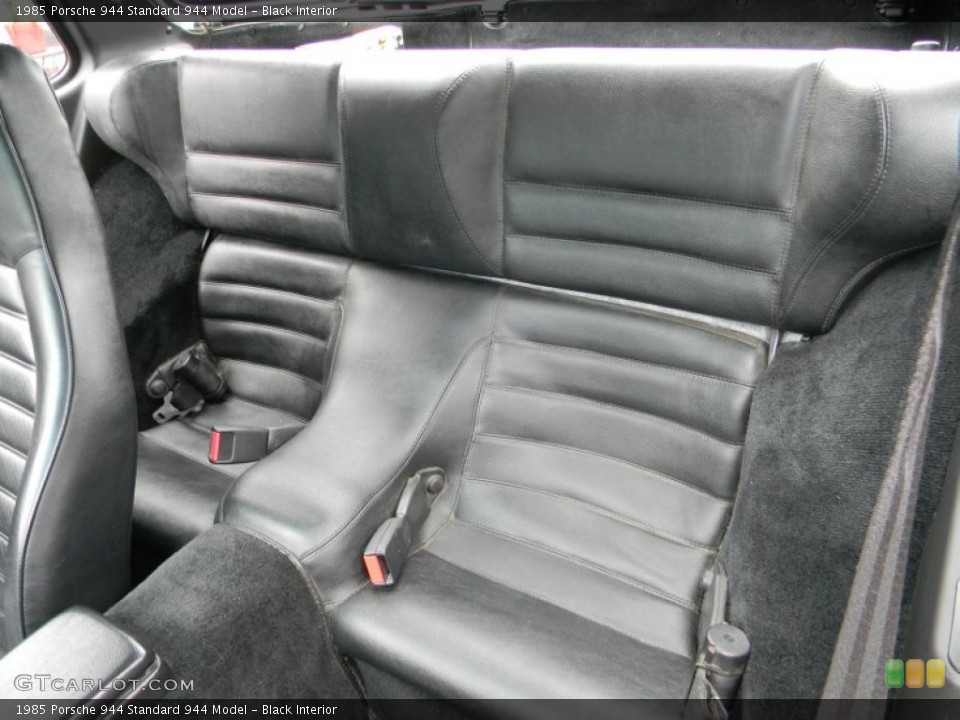 Black Interior Rear Seat for the 1985 Porsche 944  #94359192