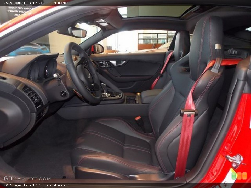 Jet Interior Front Seat for the 2015 Jaguar F-TYPE S Coupe #94361163