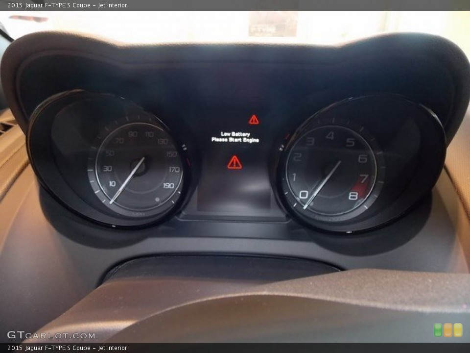 Jet Interior Gauges for the 2015 Jaguar F-TYPE S Coupe #94361378