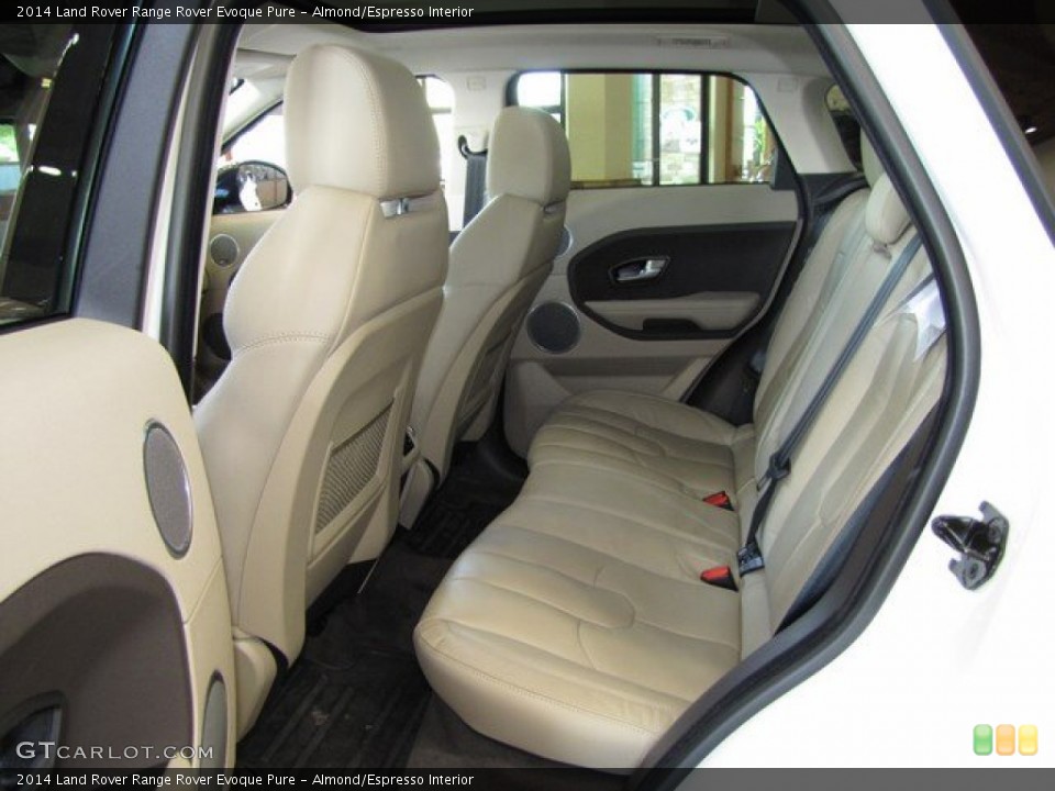Almond/Espresso Interior Rear Seat for the 2014 Land Rover Range Rover Evoque Pure #94362133