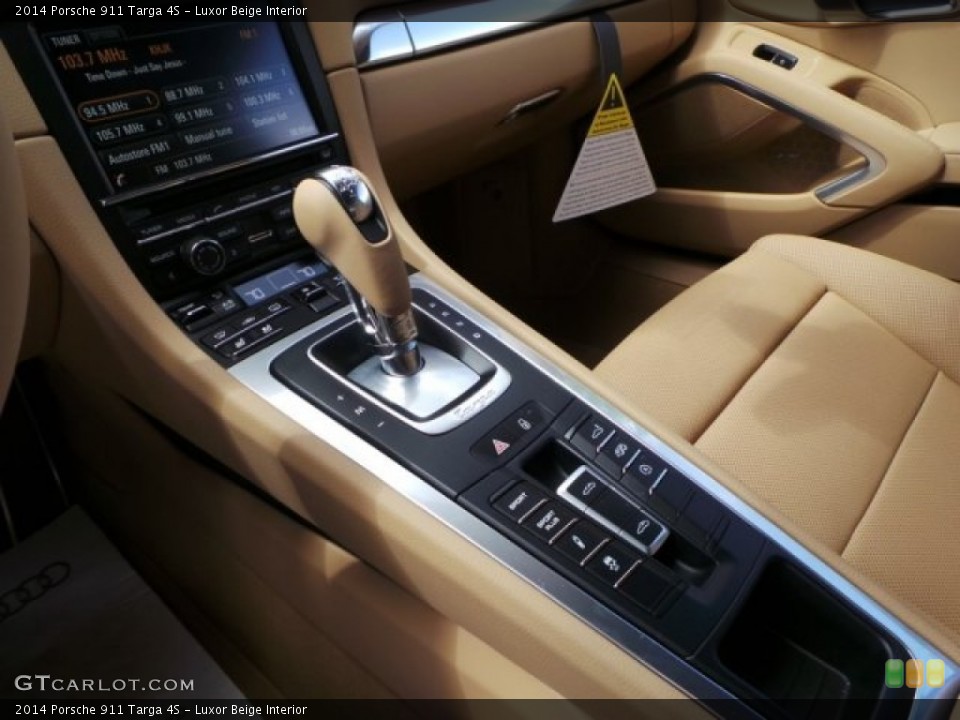 Luxor Beige Interior Transmission for the 2014 Porsche 911 Targa 4S #94362254