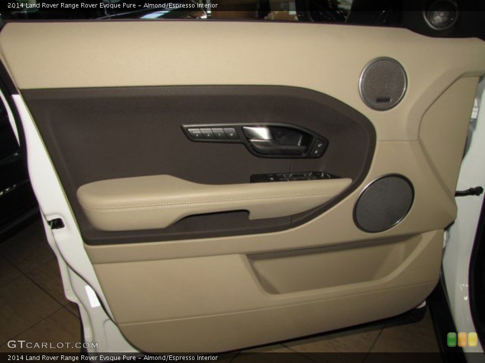 Almond/Espresso Interior Door Panel for the 2014 Land Rover Range Rover Evoque Pure #94362383