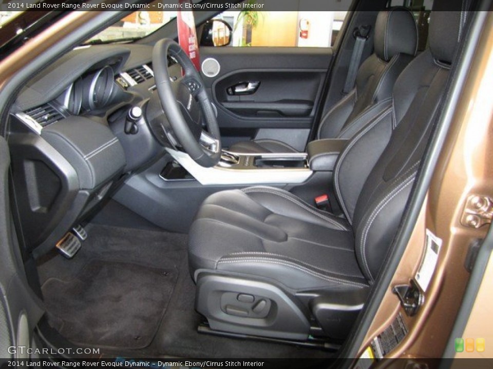 Dynamic Ebony/Cirrus Stitch Interior Photo for the 2014 Land Rover Range Rover Evoque Dynamic #94362494