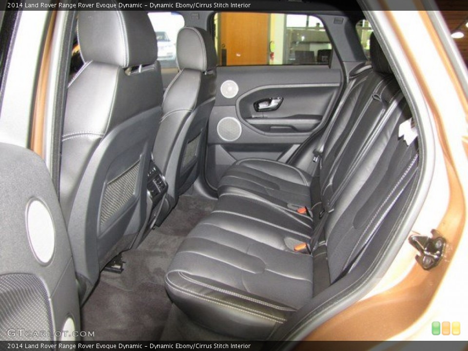 Dynamic Ebony/Cirrus Stitch Interior Rear Seat for the 2014 Land Rover Range Rover Evoque Dynamic #94362539