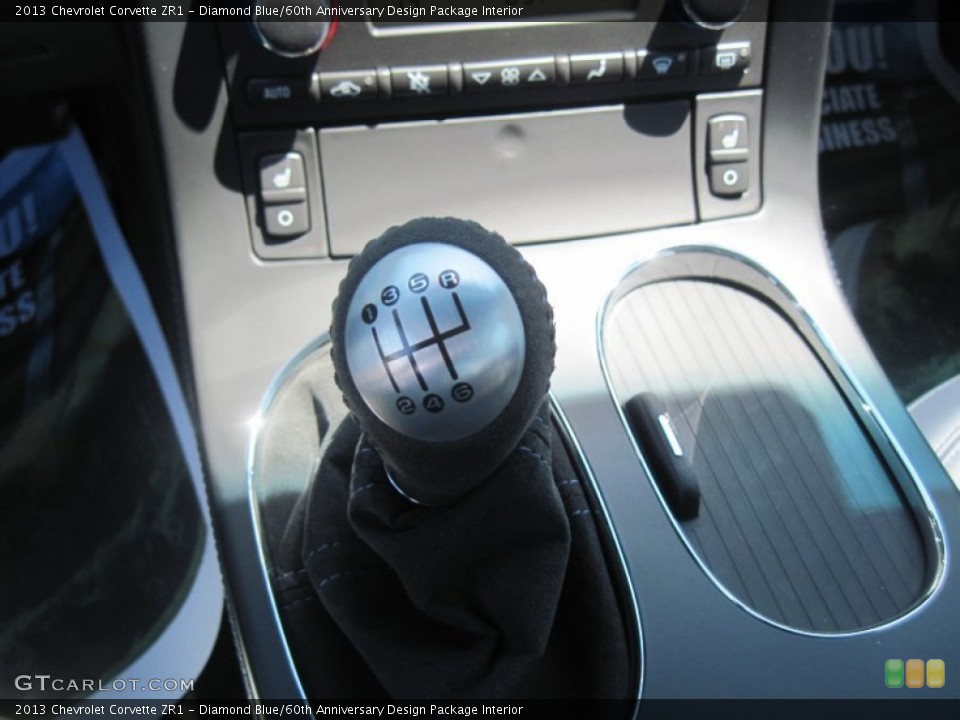 Diamond Blue/60th Anniversary Design Package Interior Transmission for the 2013 Chevrolet Corvette ZR1 #94362734
