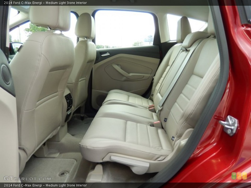 Medium Light Stone Interior Rear Seat for the 2014 Ford C-Max Energi #94375565