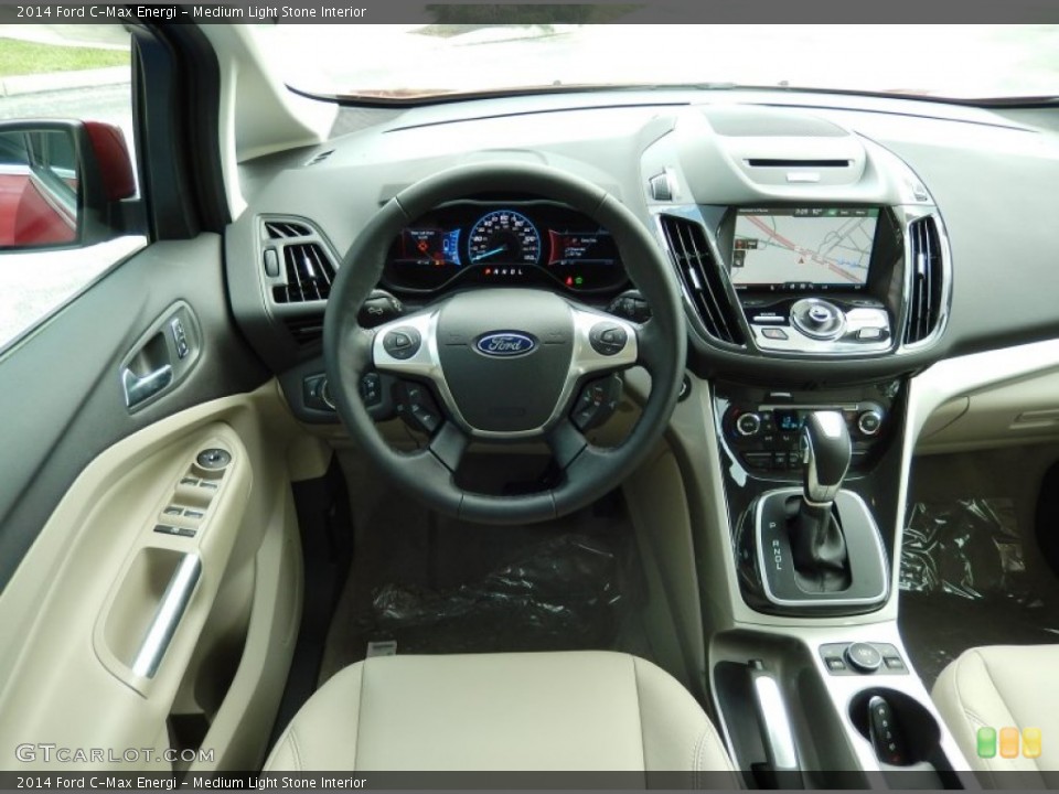 Medium Light Stone Interior Dashboard for the 2014 Ford C-Max Energi #94375589