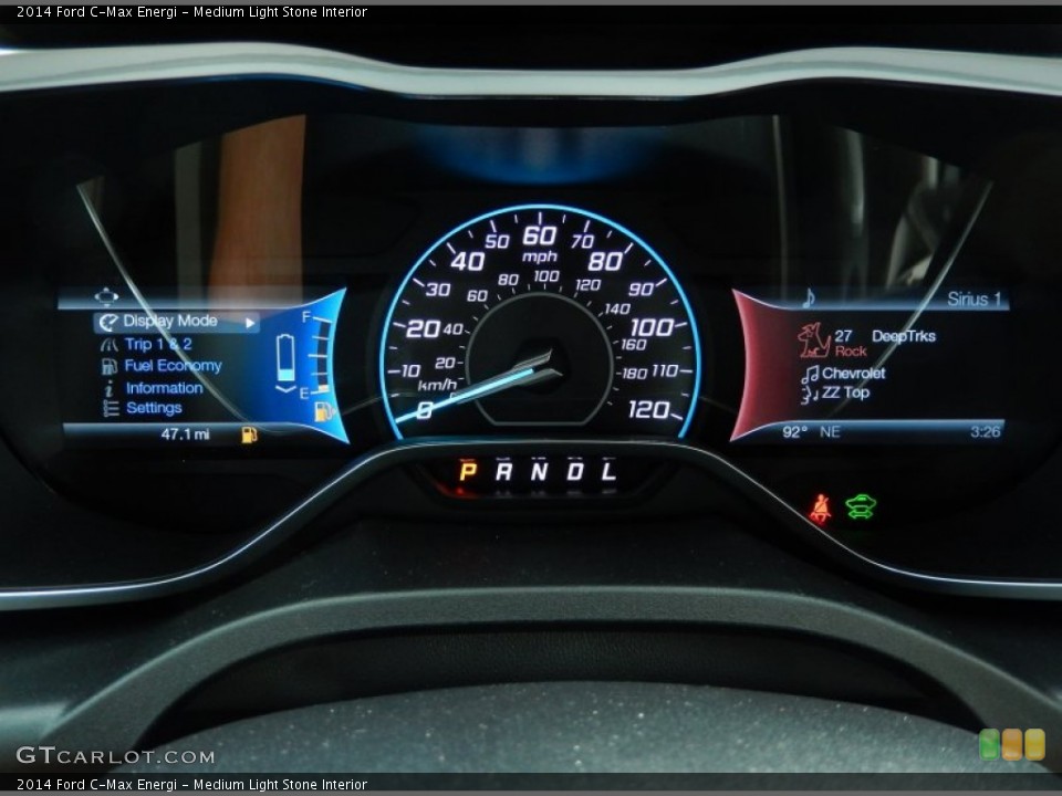 Medium Light Stone Interior Gauges for the 2014 Ford C-Max Energi #94375613