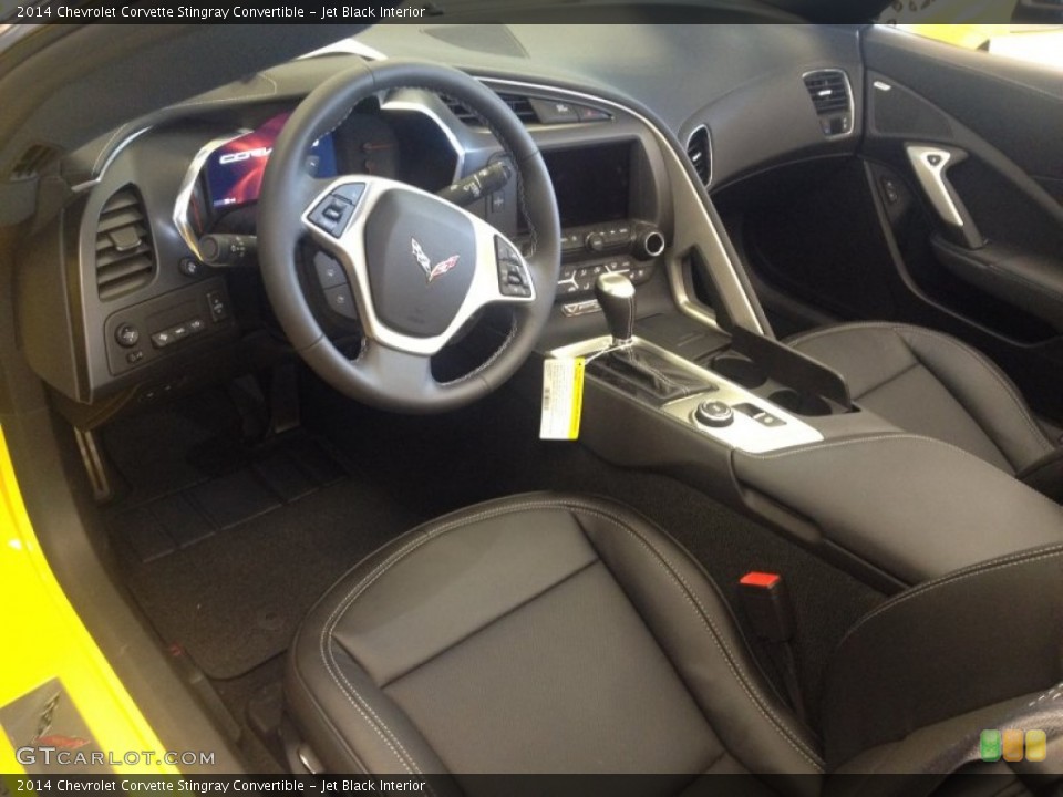 Jet Black Interior Photo for the 2014 Chevrolet Corvette Stingray Convertible #94381322