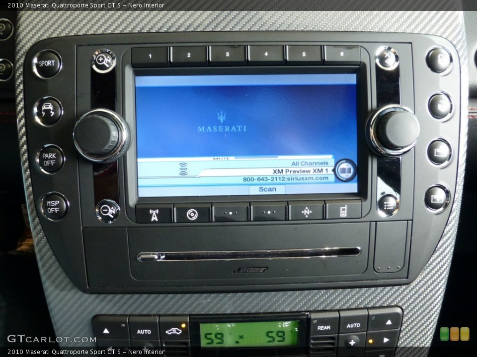 Nero Interior Audio System for the 2010 Maserati Quattroporte Sport GT S #94387814