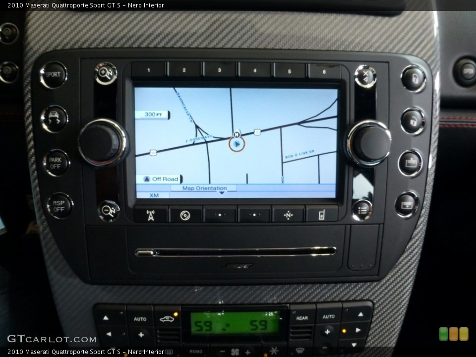 Nero Interior Navigation for the 2010 Maserati Quattroporte Sport GT S #94387871