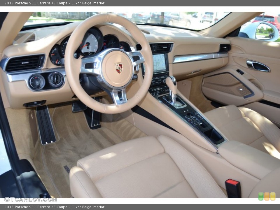 Luxor Beige Interior Photo for the 2013 Porsche 911 Carrera 4S Coupe #94389770