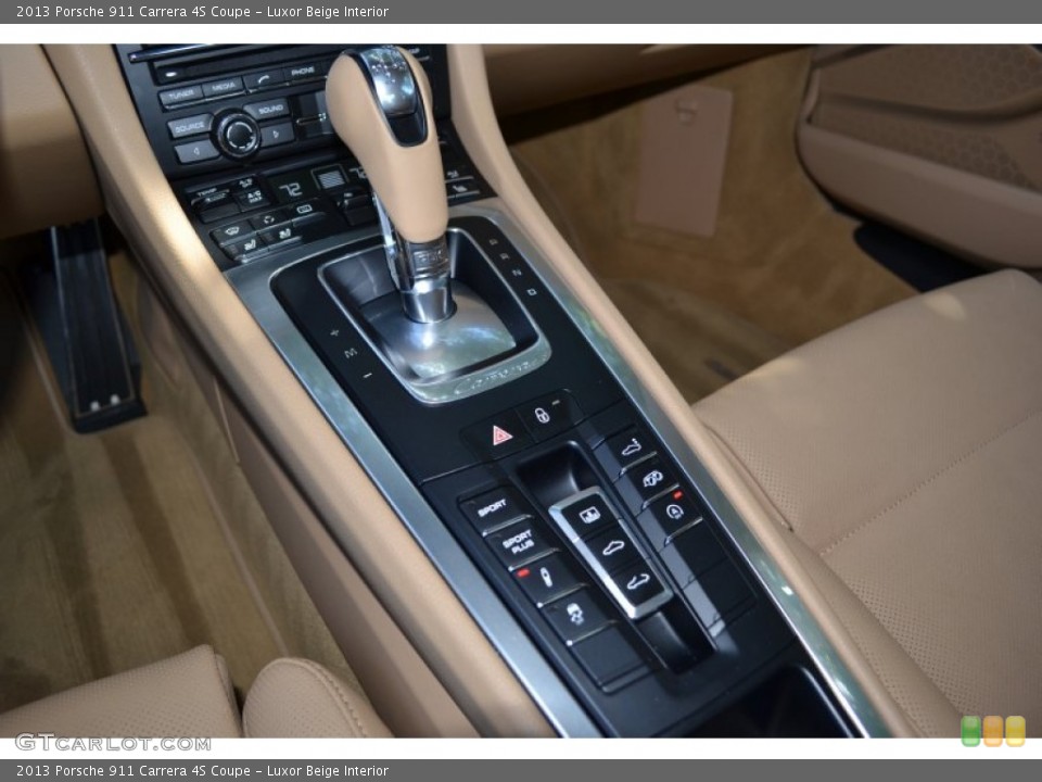 Luxor Beige Interior Controls for the 2013 Porsche 911 Carrera 4S Coupe #94390037