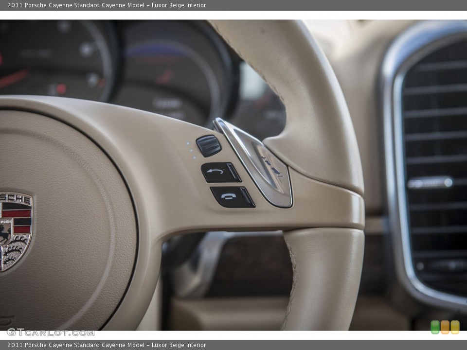 Luxor Beige Interior Controls for the 2011 Porsche Cayenne  #94396532
