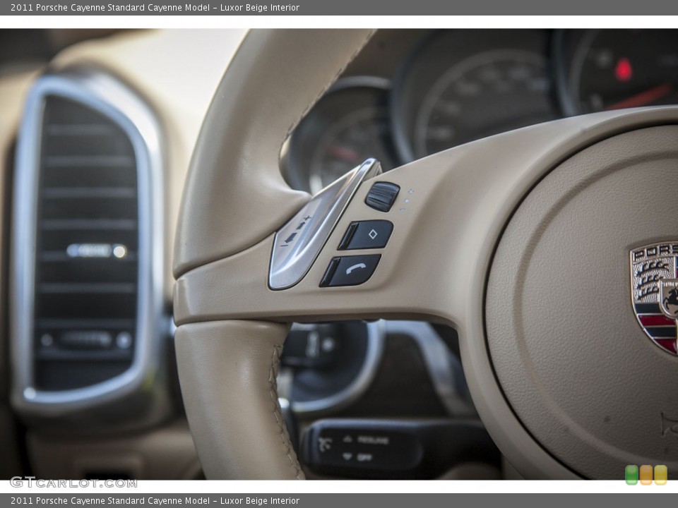 Luxor Beige Interior Controls for the 2011 Porsche Cayenne  #94396571