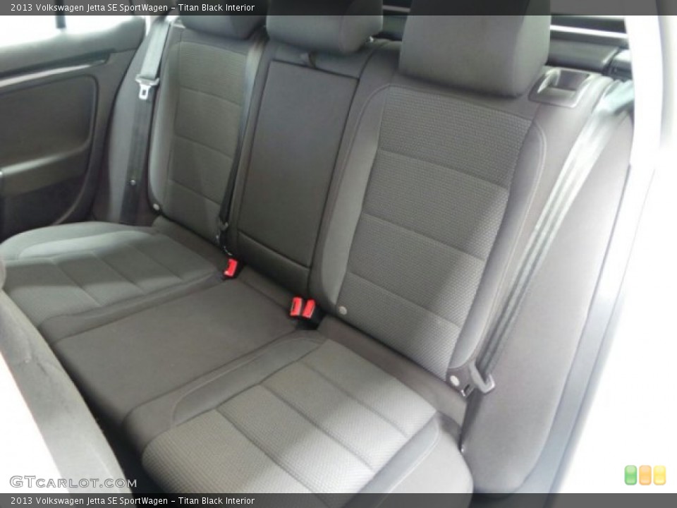 Titan Black Interior Rear Seat for the 2013 Volkswagen Jetta SE SportWagen #94398539