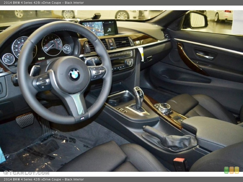 Black Interior Photo for the 2014 BMW 4 Series 428i xDrive Coupe #94403345