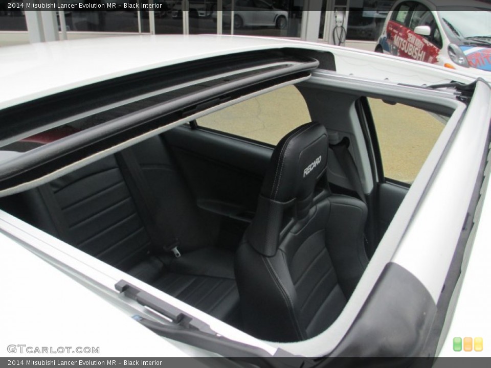Black Interior Sunroof for the 2014 Mitsubishi Lancer Evolution MR #94405080