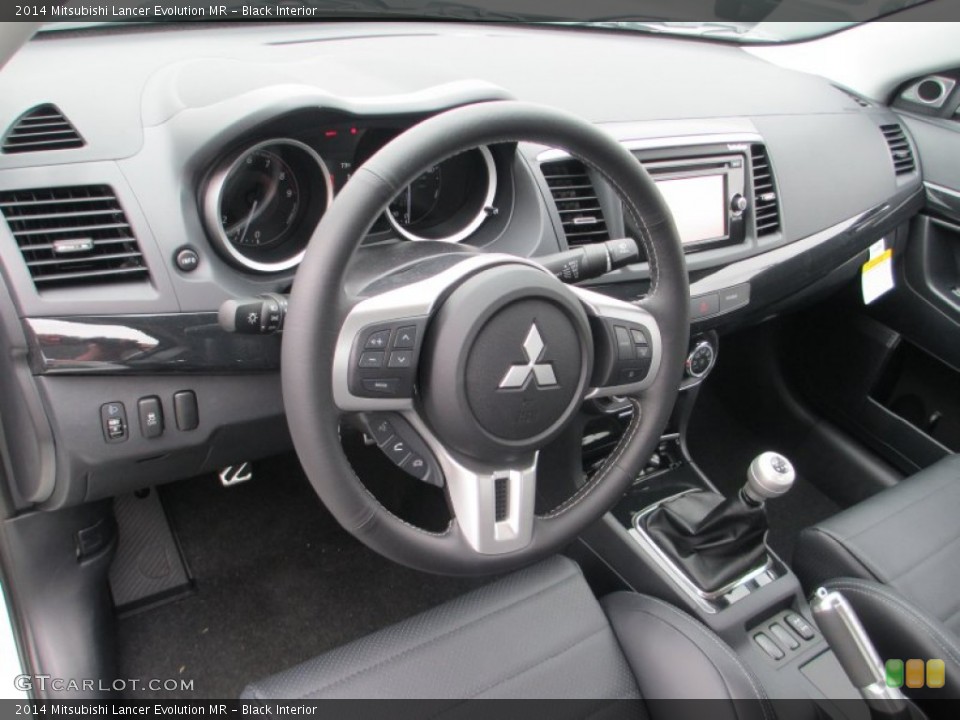 Black Interior Photo for the 2014 Mitsubishi Lancer Evolution MR #94405223