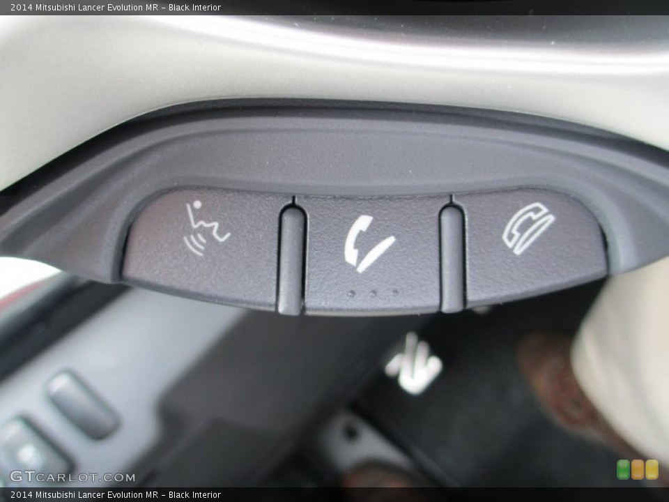 Black Interior Controls for the 2014 Mitsubishi Lancer Evolution MR #94405424