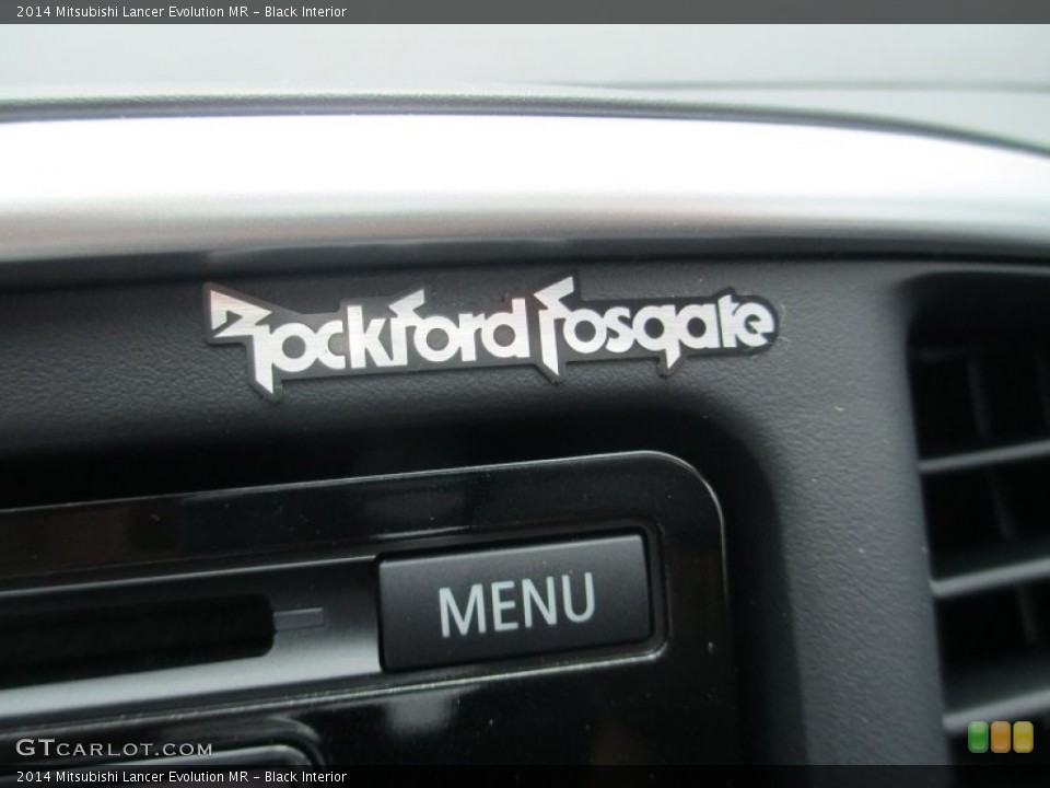 Black Interior Audio System for the 2014 Mitsubishi Lancer Evolution MR #94405503