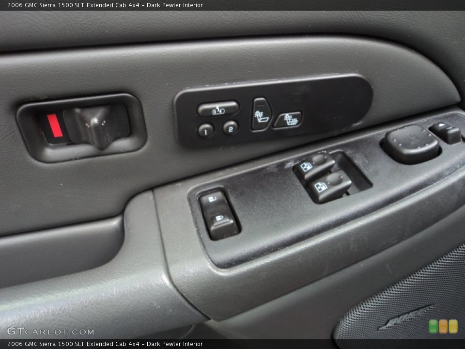 Dark Pewter Interior Controls for the 2006 GMC Sierra 1500 SLT Extended Cab 4x4 #94408250
