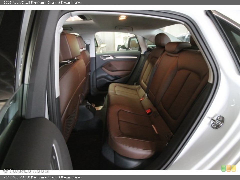 Chestnut Brown Interior Rear Seat for the 2015 Audi A3 1.8 Premium #94408427