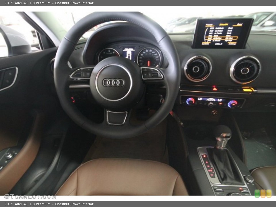 Chestnut Brown Interior Dashboard for the 2015 Audi A3 1.8 Premium #94408442