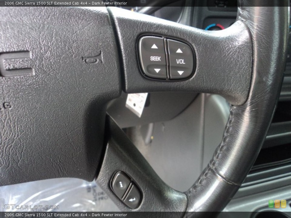 Dark Pewter Interior Controls for the 2006 GMC Sierra 1500 SLT Extended Cab 4x4 #94408457