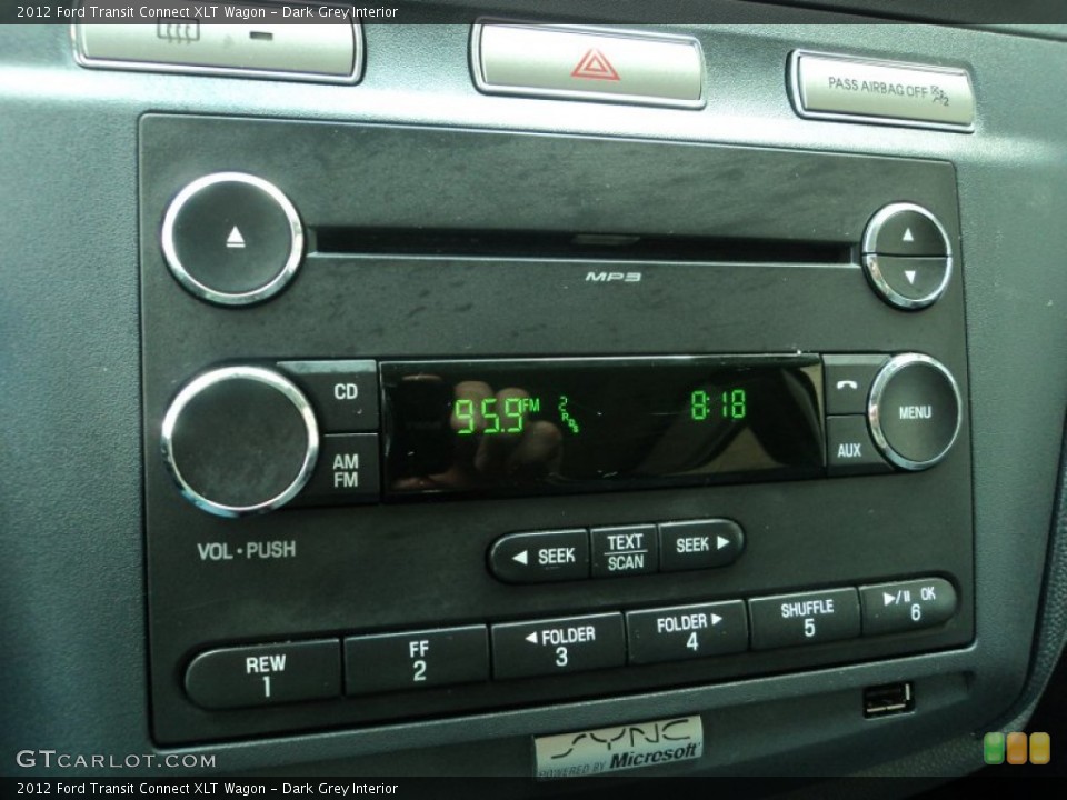 Dark Grey Interior Audio System for the 2012 Ford Transit Connect XLT Wagon #94409522