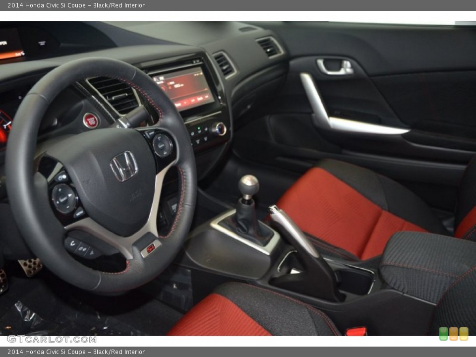 Black/Red Interior Photo for the 2014 Honda Civic Si Coupe #94409827